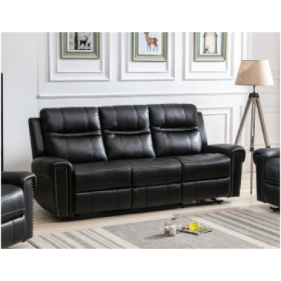 Sofa inclinable Emerson 99927BLK (Noir)